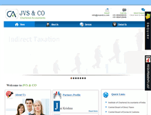 Tablet Screenshot of jvsandco.com